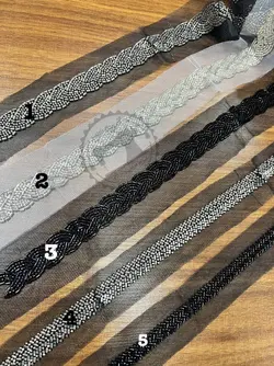 نوار خرجکار ملیله دوزی متری