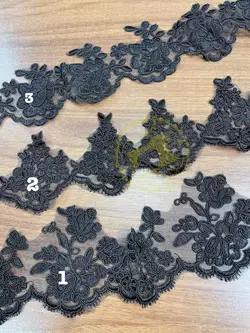 تور دانتل حاشیه مشکی