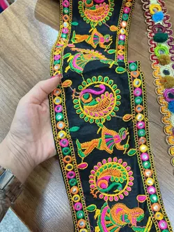 نوار خرجکار پهن هندی