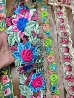 نوارخرجکار سوزندوزی رنگی