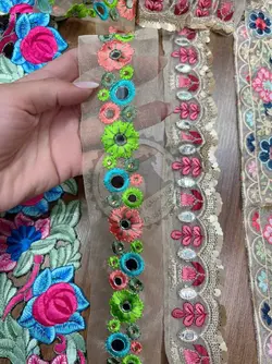 نوارخرجکار سوزندوزی رنگی