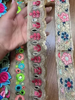 نوارخرجکار سوزندوزی رنگی