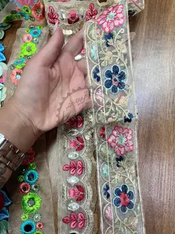 نوارخرجکار سوزندوزی رنگی