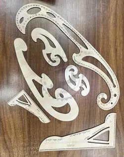 مجموعه خطکشهای خیاطی