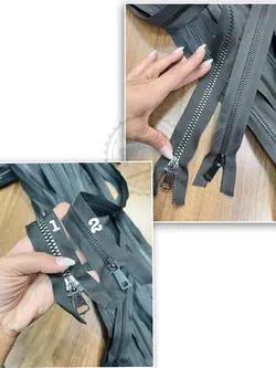 زیپ کاپشنی دنده درشت اعلا