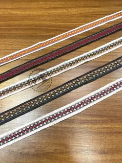 نوار خرجکار مانتو کنفی رنگی