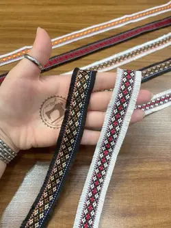 نوار خرجکار مانتو کنفی رنگی