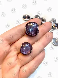 دکمه مانتویی رنگ بنفش