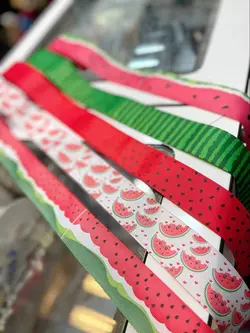 روبان طرح هندوانه