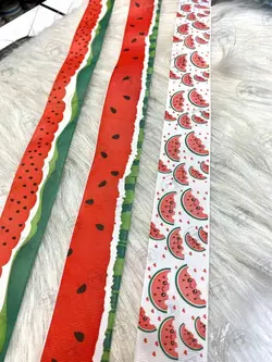 روبان طرح هندوانه