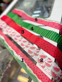 روبان طرح هندوانه