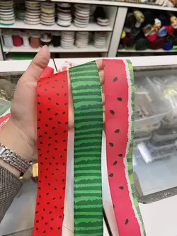 روبان طرح هندوانه