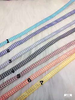 روبان چهارخونه یک سانتی