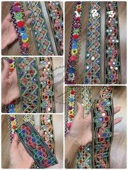 نوار سوزندوزی آیینه کاری