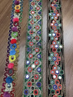 نوار سوزندوزی آیینه کاری