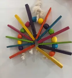 اسباب بازی چوبی پرندگان مدل خورشید