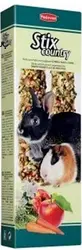 استیک میوه و سبزیجات جوندگان پادوان  طعم سیب و هویج مدل stix country (100گرم)