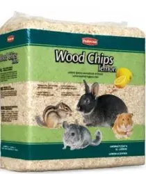 پوشال فشرده بستر جوندگان پادوان با اسانس لیمو wood chips (1کیلوگرم)