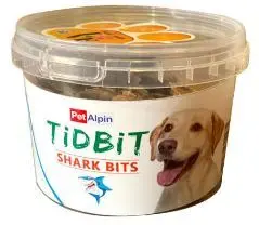 تشویقی سگ تیدبیت (Shark Bits) با طعم گوشت کوسه Pet Alpin