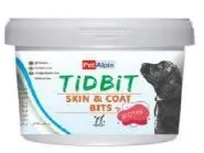 تشویقی سگ تیدبیت (Skin &amp; Coat Bits) بیوتین Pet Alpin