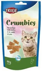 تشویقی گربه تریکسی مدل Crumbies طعم مرغ وزن ۶۰ گرم