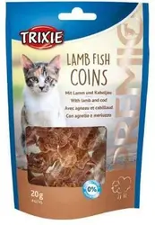 تشویقی گربه تریکسی مدل Lamb Fish Coins وزن 20 گرم