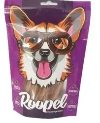 تشویقی سگ روپل مدل تاندون شترمرغ  (100گرمی)