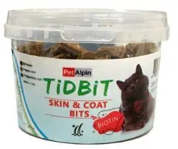 تشویقی گربه تیدبیت (Skin &amp; Coat Bits) بیوتین Pet Alpin
