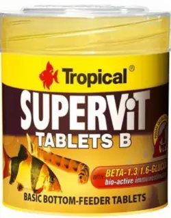 غذای قرصی تروپیکال مدل SUPERVIT TABLETS B  (36 گرم)