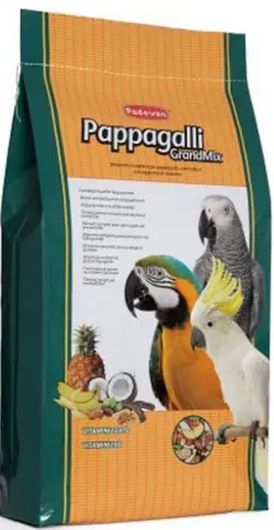 غذای کامل گرندمیکس طوطی سانان بزرگ پادوان pappagali grandmix (2 کیلوگرم)