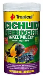 غذای ماهی تروپیکال مدل  Cichlid Herbivore Small pellet وزن 90 گرم