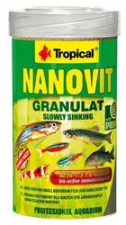 غذای ماهی تروپیکال مدل Nanovit Granulat وزن 70 گرم