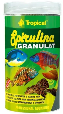 غذای ماهی تروپیکال مدل Spirulina Granulat وزن 110 گرم