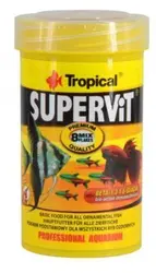 غذای ماهی تروپیکال مدل Supervit Flakes وزن 100 گرم