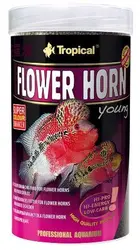 غذای ماهی تروپیکال مدل Flower Horn Young Pellet وزن 95 گرم