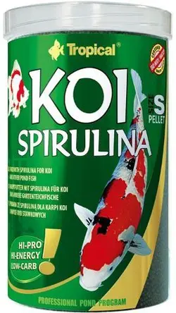 غذای ماهی تروپیکال مدل KOI SPIRULINA سایز S (320 گرم)