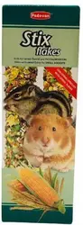 استیک سبزیجات جوندگان کوچک پادوان طعم گندم و ذرت مدل stix flakes (100 گرم)