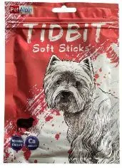 تشویقی سگ مدادی نرم تیدبیت(گوشت بره)Pet Alpin