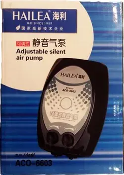 پمپ هوای آکواریوم  دوخروجی هایلا مدل ACO-6603