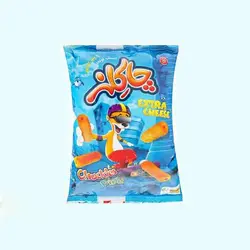 اسنک لوله ای چاکلز با پنیر اضافه