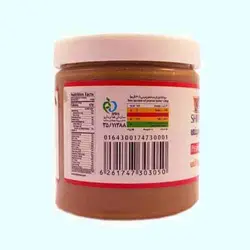 کره بادام زمینی ساده شیررضا مقدار 300 گرم