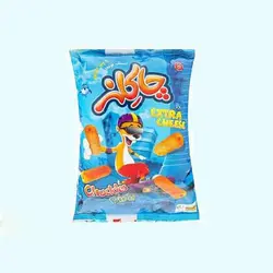 اسنک لوله ای چاکلز با پنیر اضافه