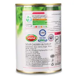 کمپوت آلبالو سحر ۴۱۰ گرمی