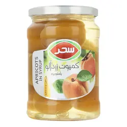 کمپوت هلو سحر شیشه ۶۶۰ گرمی