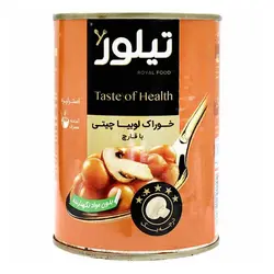 کنسرو خوراک لوبیا چیتی با قارچ تیلور ۴۰۰ گرمی