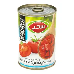 کنسرو گوجه خرد شده قوطی سحر
