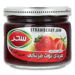 مربای توت فرنگی سحر ۳۹۰گرمی