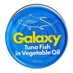 تن ماهی در روغن گلکسی ۱۸۰ گرمی