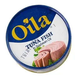 تن ماهی در روغن سویا اویلا مقدار ۱۸۰ گرم