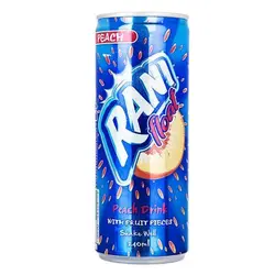 نوشیدنی هلو رانی با تکه های میوه حجم ۲۴۰ میلی لیتر